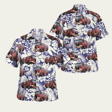 Corning Fire Department Corning Ny Hawaiian Shirt