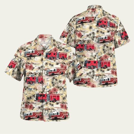 Corning Fire Department Ny Hawaiian Shirt