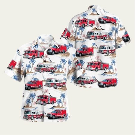Cornwall On Hudson Fire Department Hawaiian Shirt