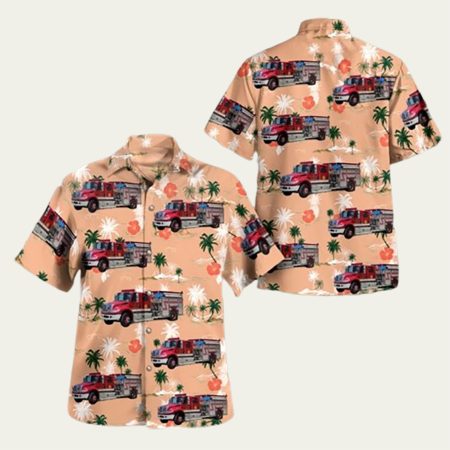 Coupland Williamson County Texas Coupland Volunteer Fire Department Williamson County Esd 10 Hawaiian Shirt