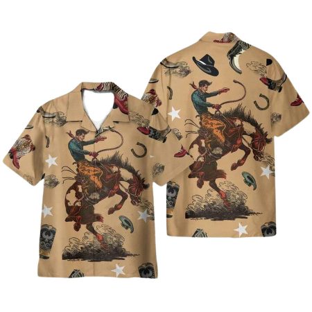 Cowboy Life Retro Hawaiian Shirt