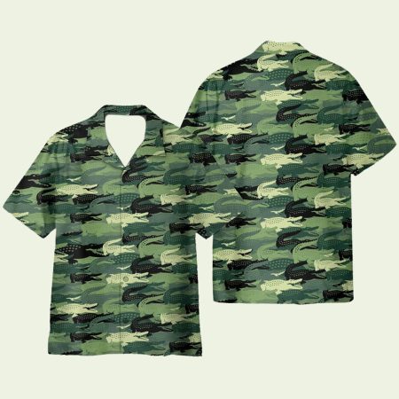 Crocodile Camo Hawaiian Shirt