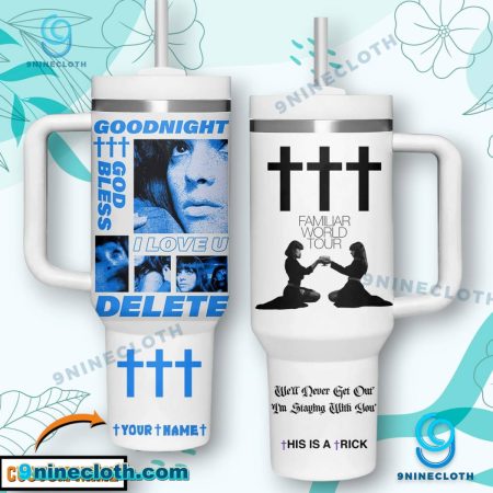 Crosses Familiar World Tour Personalized 40oz Tumbler With Handle HG