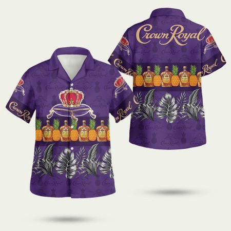 Crown Royal Pineapple Hawaiian Shirt