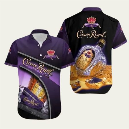 Crown Royal Wine Print Awesome Hawaiian Shirt