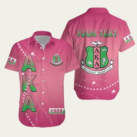 Personalized Alpha Kappa Alpha Hawaiian Shirt