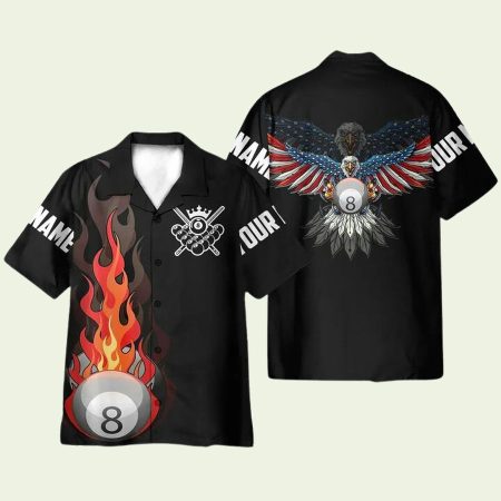 Billiard American Eagles Hawaiian Shirt