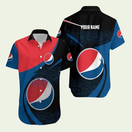 Personalized Pepsi Logo Ocean In My Heart Hawaiian Shirt