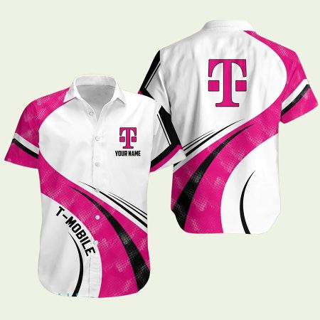 Personalized Tmobile Logo Retro Hawaiian Shirt