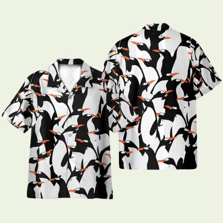 Cute Penguin Funny Hawaiian Shirt