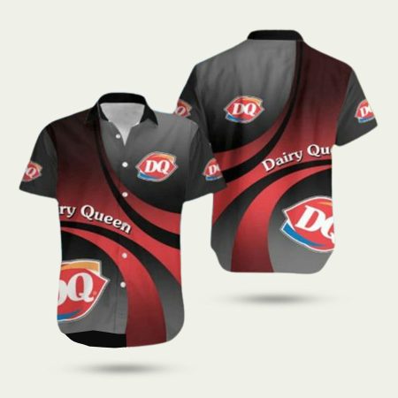 Dairy Queen Logo Summer Hawaiian Shirt