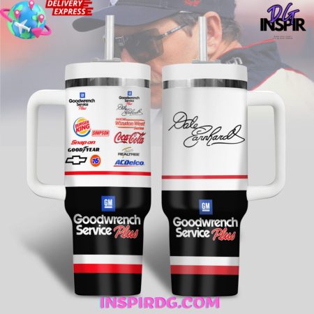 Dale Earnhardt Goodwrench Service Plus  30oz 40 oz Tumbler With Handle HG Cup