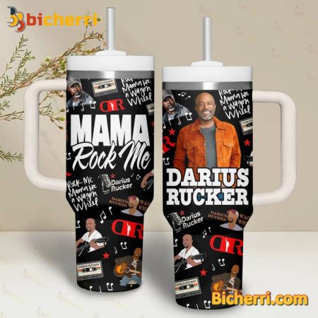 Darius Rucker Mama Rock Me 30oz or 40oz Stainless Tumbler With Handle NVA