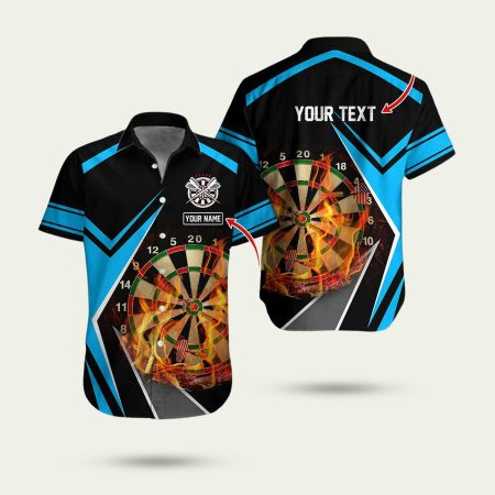 Personalized Dartboard Hawaiian Shirt