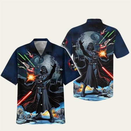Darth Vader Star Wars Galaxy Hawaiian Shirt