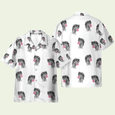 David Michelangelo Bubble Gum Hawaiian Shirt