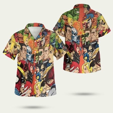 DC vs Marvel Hawaiian Shirt
