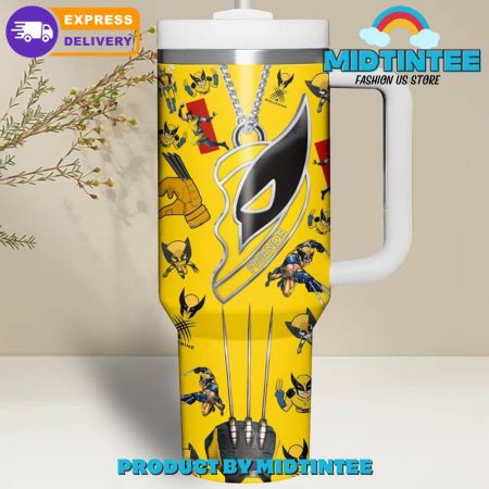 Wolverine Movies Deadpool 3 Custom  Quencher 30 or 40oz  Stainless Steel Tumbler HG With Handle