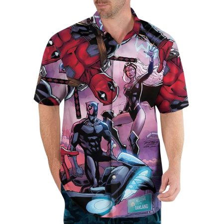 Deadpool Marvel Comics Hawaiian Shirt