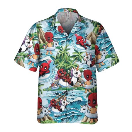 Deadpool Ready To Summer tropical Aloha Hawaiian Shirt