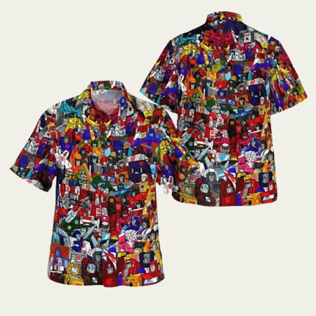 Decepticon Transformer 80S Summer Hawaiian Shirt