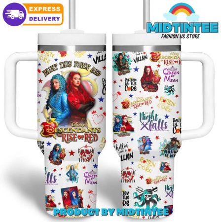 Descendants The Rise of Red Disney White  30oz or 40oz Tumbler With Handle HG