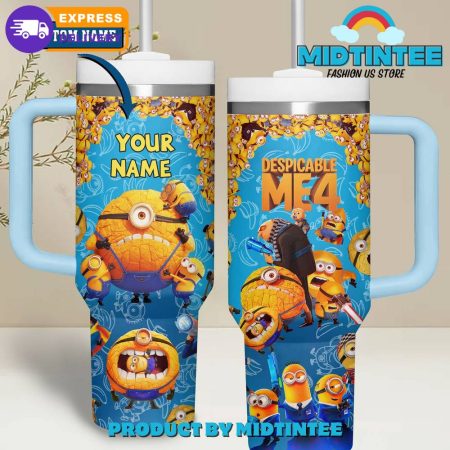 Despicable Me 4 Mega Minions Superheroes Customized  30oz or 40oz Tumbler With Handle HG