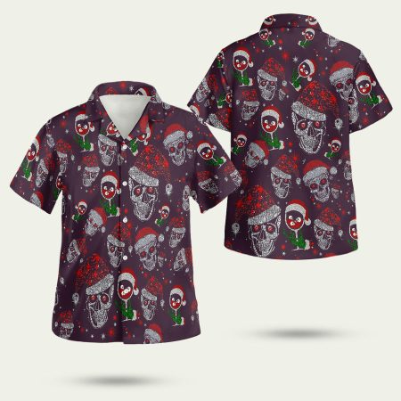 Diamond Skull Christmas Hawaiian Shirt