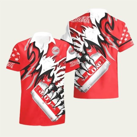 Diet Coke Monster Claw Cool Gift Hawaiian Shirt