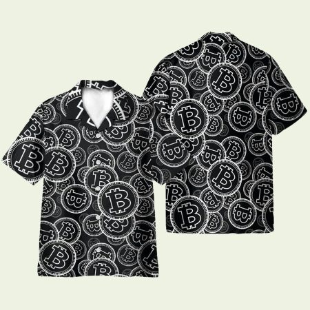Digital Bitcoin Crypto Hawaiian Shirt