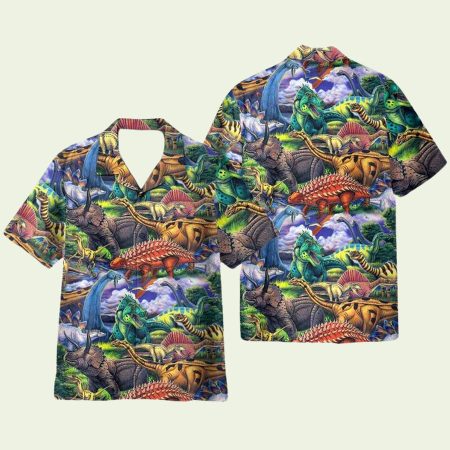 Dinosaur Park Hawaiian Shirt