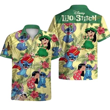 Disney Lilo And Stitch Summer Hawaiian Shirt