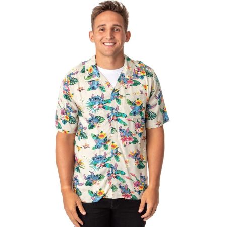 Disney Lilo And Stitch Tropical Hawaiian Shirt