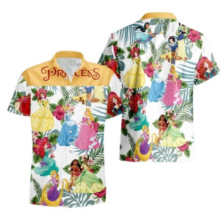 Disney Princess Tropical Hawaiian Shirt
