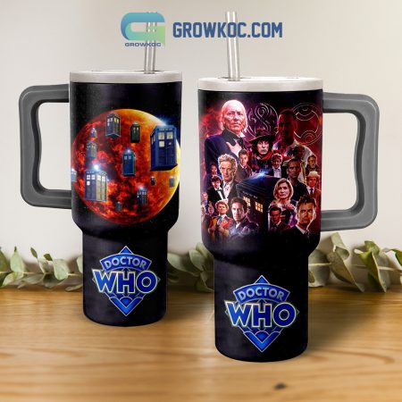 Doctor Who Series Fan 30oz or 40oz Stainless Tumbler With Handle NVA