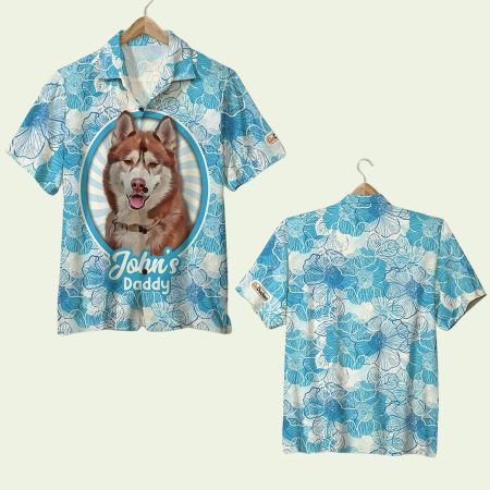 Dog Lover Floral Pattern 2 Hawaiian Shirt