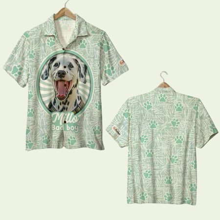 Dog Lover Floral Pattern 3 Hawaiian Shirt