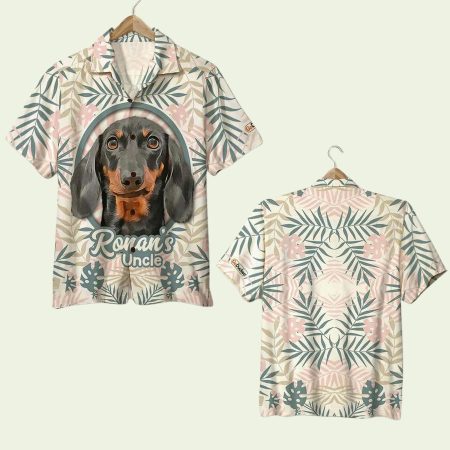 Dog Lover Floral Tree Hawaiian Shirt