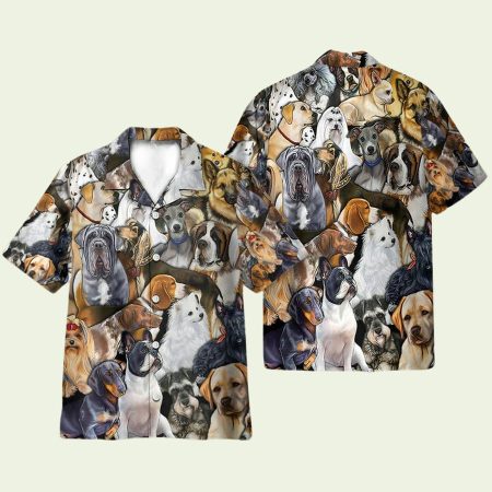 Dog World Funnys Hawaiian Shirt
