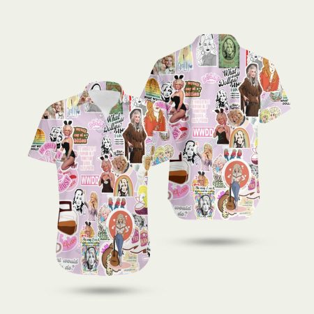 Dolly Partoned Hawaiian Shirt