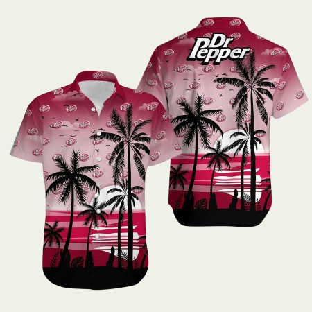 Dr Pepper Hawaiian Shirt