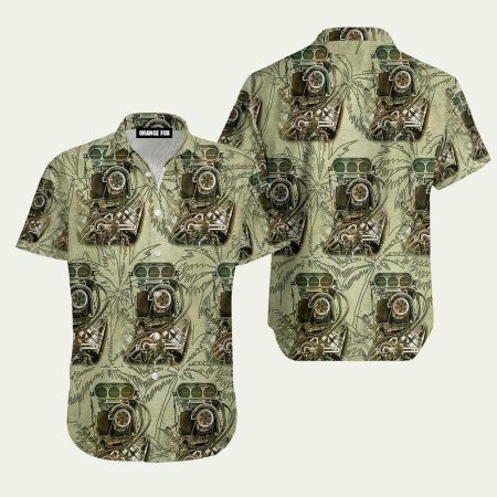 Drag Racing Hawaiian Shirt