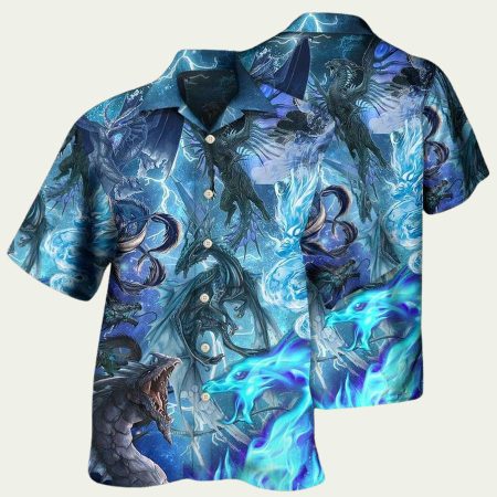 Dragon Ice Aloha Hawaiian Shirt