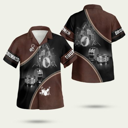 Drummer Vintage Hawaiian Shirt