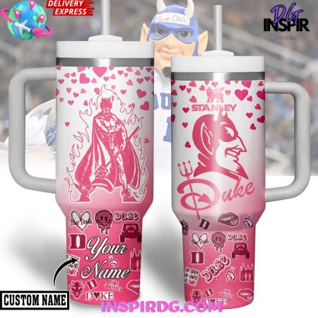 Duke Blue Devils Valentine  30oz 40 oz Tumbler With Handle HG Cup