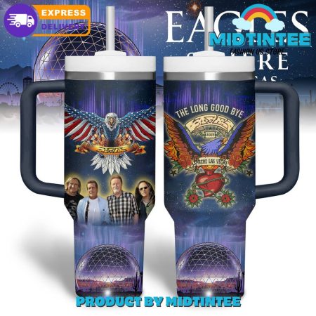 Eagles Rock Band The Long Good Bye  30oz or 40oz Tumbler With Handle HG