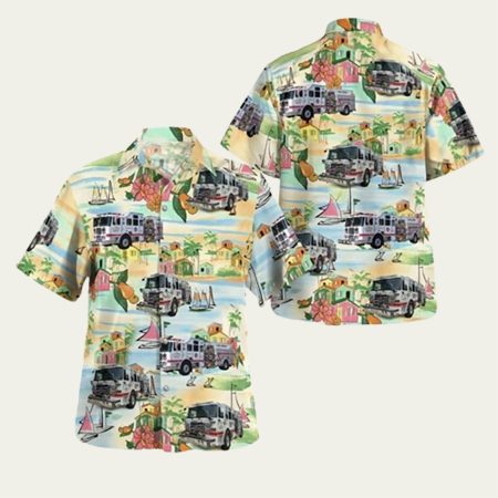East Brunswick Independent Fire Company Nj Hawaiian Shirt