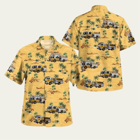 East Windsor Nj East Windsor Fire Company #2 Hawaiian Shirt
