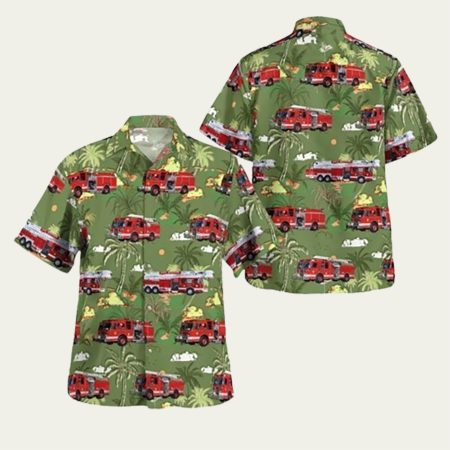 East Windsor Nj East Windsor Vol. Fire Co Hawaiian Shirt