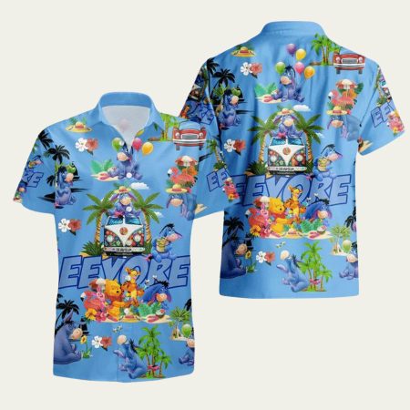 Eeyore Disney Winnie The Pooh Hawaiian Shirt